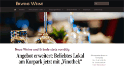 Desktop Screenshot of erwins-weine.de