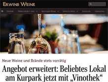 Tablet Screenshot of erwins-weine.de